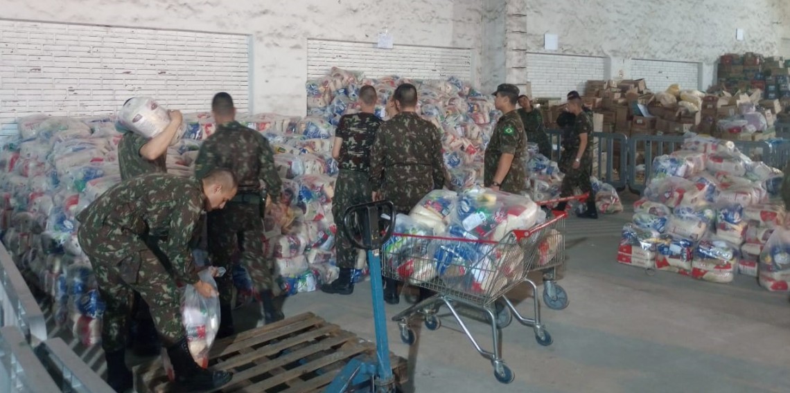 Em setembro, Conab destinou ao Vale do Taquari 5 mil cestas de alimentos.