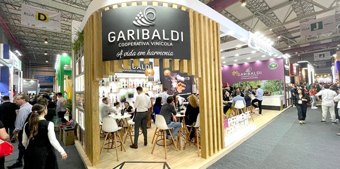  Espaço da Cooperativa Vinícola Garibaldi na ExpoAgas