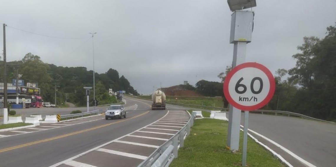 Vinte e cinco radares e redutores de velocidade entram em operação no dia 10 de fevereiro (segunda), em 15 pontos das rodovias concedidas à CSG