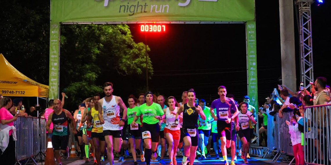 Sparkling Night Run ocorre no dia 26 de outubro desse ano